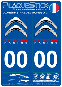 Citroën "Racing" PlaqueStick