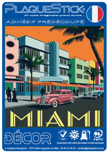Miami "Art déco" Décor A6