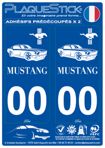 Ford "Mustang Vintage" PlaqueStick