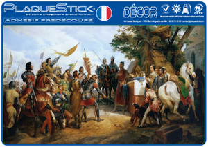 La Bataille de Bouvines "1214" Horace Vernet, Décor