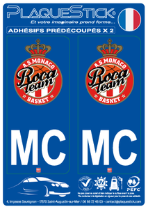 Monaco "Roca Team" Basket PlaqueStick