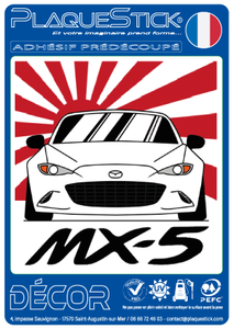 Mazda MX-5 "Japan" Décor PlaqueStick