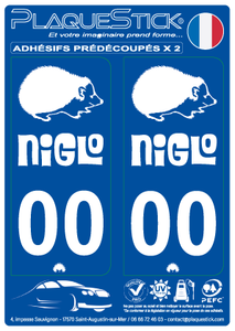 Michto Niglo "Hérisson" PlaqueStick