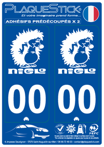 Niglo "Hérisson" PlaqueStick
