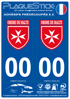 Ordre de Malte PlaqueStick