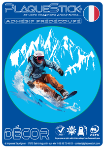 Snowboardeur "3" Décor