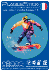 Snowboardeur "Décor"