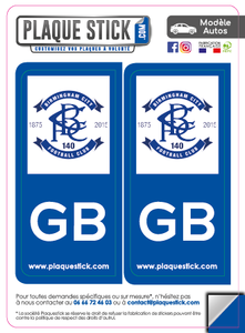 101 -Angleterre "Birmingham City" FC Round PlaqueStick
