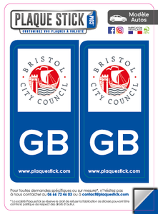 101 -Angleterre "Bristol" PlaqueStick