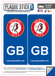 101 -Angleterre "Bristol" FC PlaqueStick