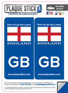 101 -Angleterre "England" -Flag PlaqueStick