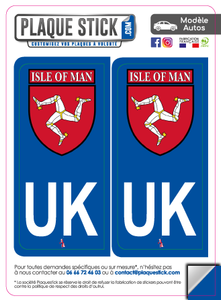 101 -Angleterre "Isle of Man" PlaqueStick