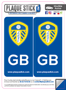 101 -Angleterre "Leeds" UFC PlaqueStick