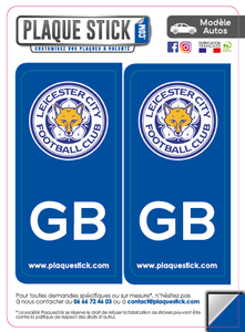 101 -Angleterre "Leicester" FC PlaqueStick