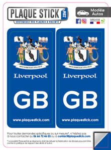 101 -Angleterre "Liverpool" Arms PlaqueStick