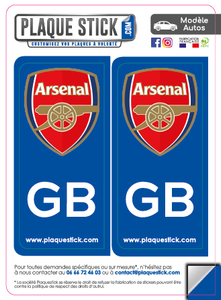 101 -Angleterre "London" -Arsenal PlaqueStick