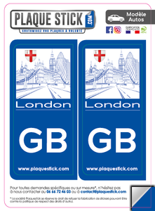 101 -Angleterre "London" -Monuments PlaqueStick