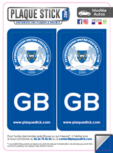 101 -Angleterre "Peterborought" UFC PlaqueStick