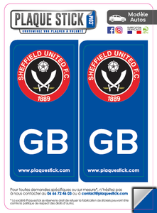 101 -Angleterre "Sheffield" FC PlaqueStick