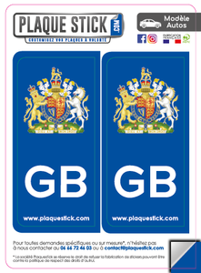 101 -Angleterre "United Kingdom" -Arms PlaqueStick