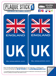101 -United Kingdom "England" PlaqueStick