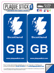 102 -Écosse "Scotland" PlaqueStick