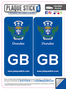 102 -Écosse "Scotland" -Dundee PlaqueStick