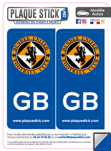 102 -Écosse "Scotland" -Dundee UFC PlaqueStick