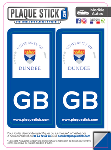 102 -Écosse "Scotland" -Dundee University PlaqueStick