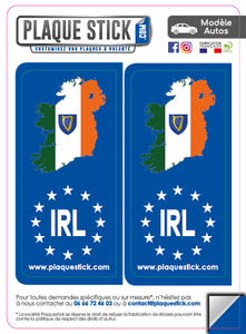 104 -Irlande "Ireland-Éireann" PlaqueStick