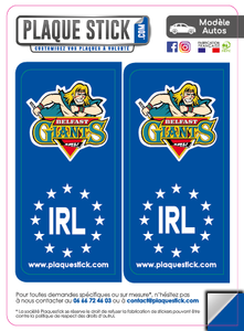 104 -Irlande "Belfast" Giants PlaqueStick
