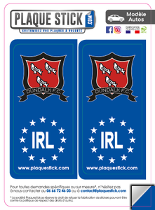 104 -Irlande "Ireland" -Dundalk F.C. PlaqueStick