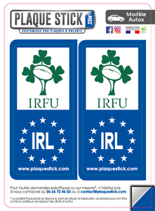 104 -Irlande "Ireland" -IRFU PlaqueStick