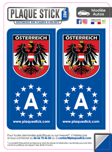 105 -Autriche "Österreich" -Wappen PlaqueStick