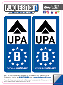 106 -Belgique "Anderlecht" Université Populaire PlaqueStick