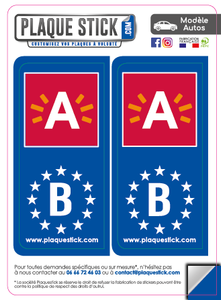 106 -Belgique "Antwerpen" PlaqueStick