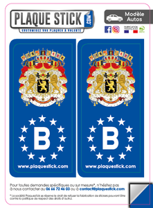 106 -Belgique "Blason-Wappen" PlaqueStick