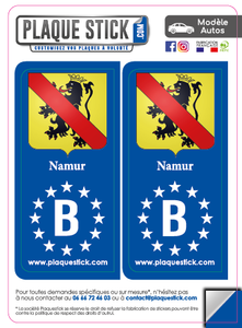 106 -Belgique "Namur" Blason PlaqueStick