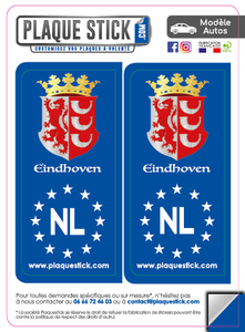 107 -Holland "Eindhoven" Wapen PlaqueStick
