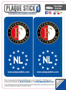 107 -Holland "Rotterdam" Feyenoord PlaqueStick