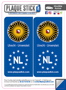 107 -Holland "Utrecht" Universiteit PlaqueStick
