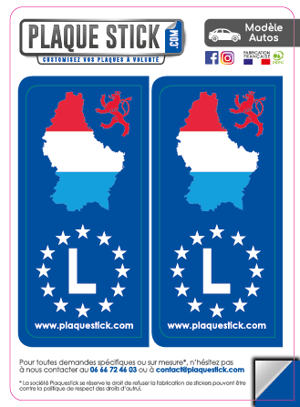 108 -Luxembourg PlaqueStick