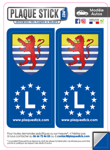 108 -Luxembourg "Blason" PlaqueStick