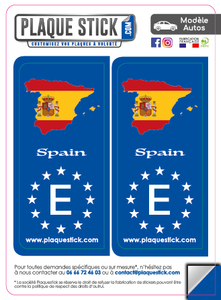 112 -Espagne "Espana" PlaqueStick