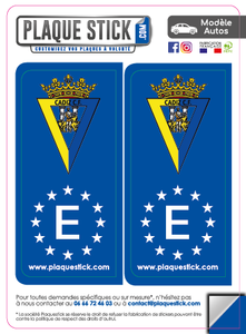 112 -Espagne "Espana" -Cadiz C.F. PlaqueStick
