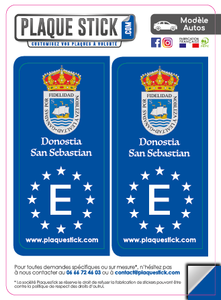 112 -Espagne "Espana" -Donostia-San Sebastian PlaqueStick