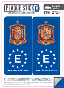 112 -Espagne "Espana" -RFCF PlaqueStick