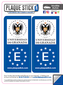 112 -Espagne "Espana" -Granada Universidad PlaqueStick