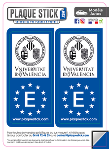 112 -Espagne "Espana" -València Universitat PlaqueStick