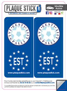 113 -Estonie "Eesti" Algpalli Liit PlaqueStick
